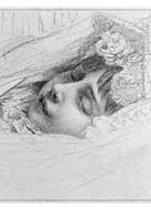 Louisa Paolina Cosway sul letto di morte
