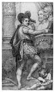 Autoritratto con i busti di Michelangelo e Rubens